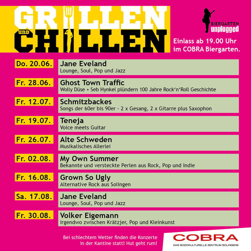 Cobra Solingen Programm